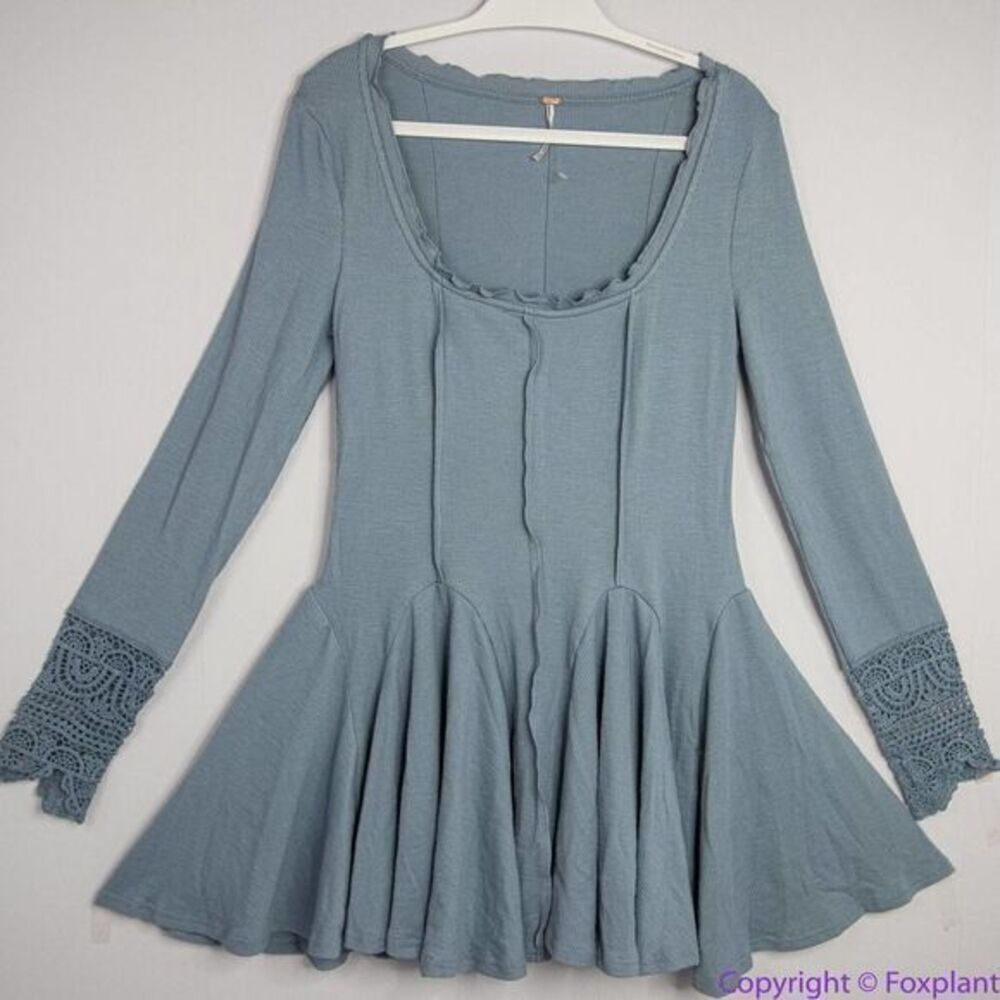 NEW Free People Little Love‎ Thermal Mini Dress, XS - Picture 2 of 16